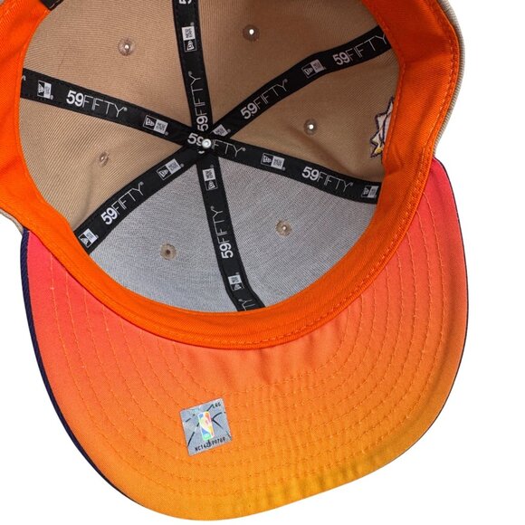 New Era 59FIFTY Phoenix Suns City Edition "El Valle" Fitted Hat Cap, Size 7 3/8 - Picture 7 of 7